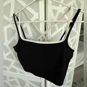 Vuori Black and White Women's Sports Bra